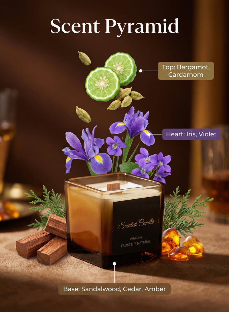شمع معطر - ساندي وود - 100 جرام - Image 3
